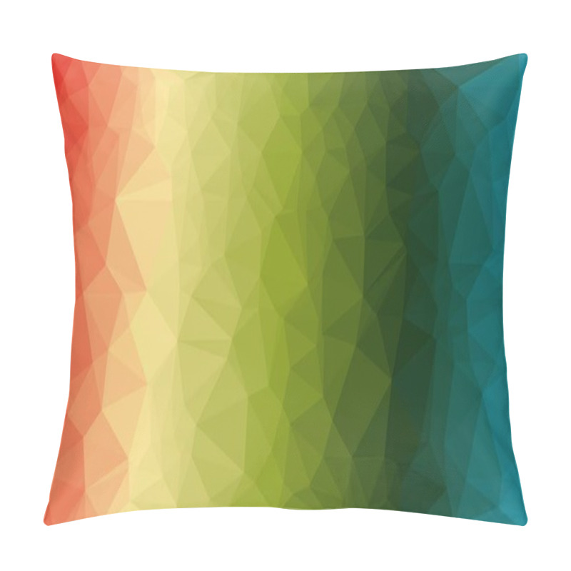 Personality  Abstract Geometric Background With Poly Pattern Pillow Covers