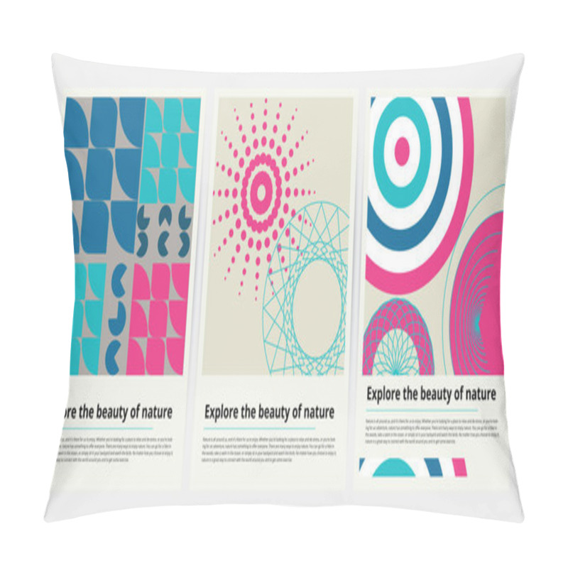 Personality  Modern Abstract Covers Set Minimal Cover Design Geometric Design Pillow Covers