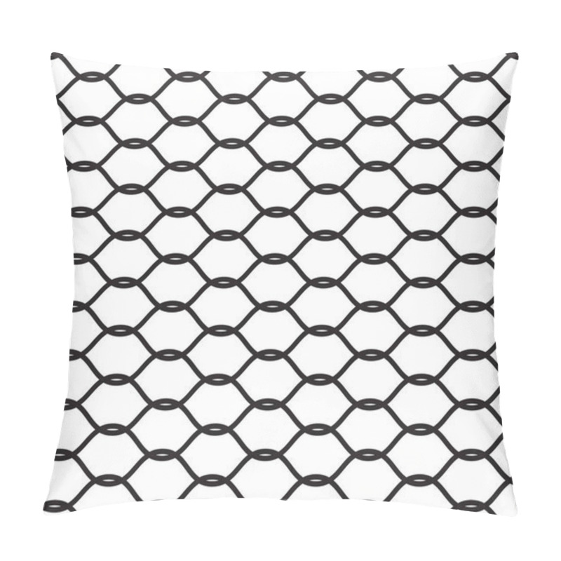 Personality  Black Vector Seamless Wavy Line Pattern Pillow Covers