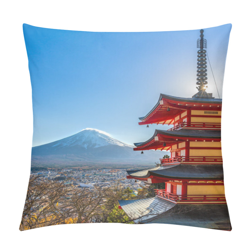 Personality  Mount Fuji, Japan. Pillow Covers