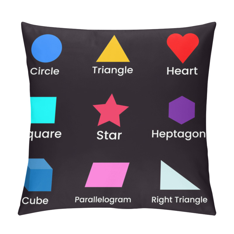 Personality  From Circles To Fractals: The Art Of Geometric Shapes Pillow Covers