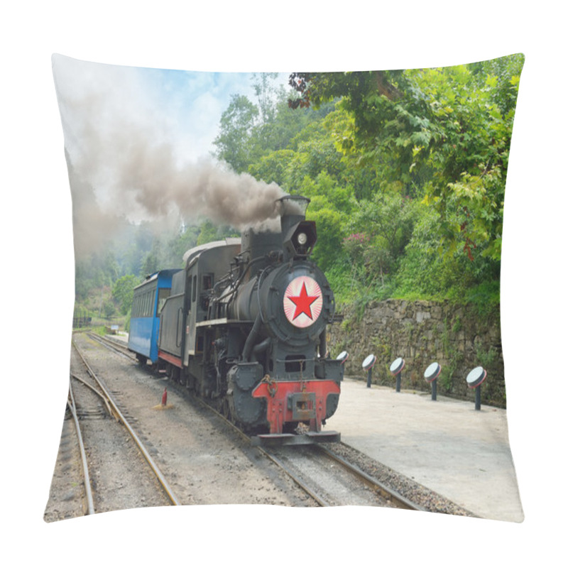 Personality  Narrow Gauge Railway,China's Sichuan Province. Pillow Covers