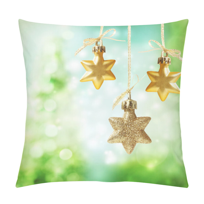 Personality  Christmas Star Ornaments Pillow Covers