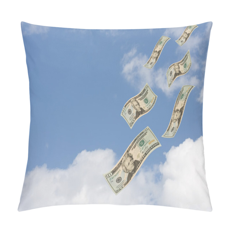 Personality  Raining Money Pillow Covers