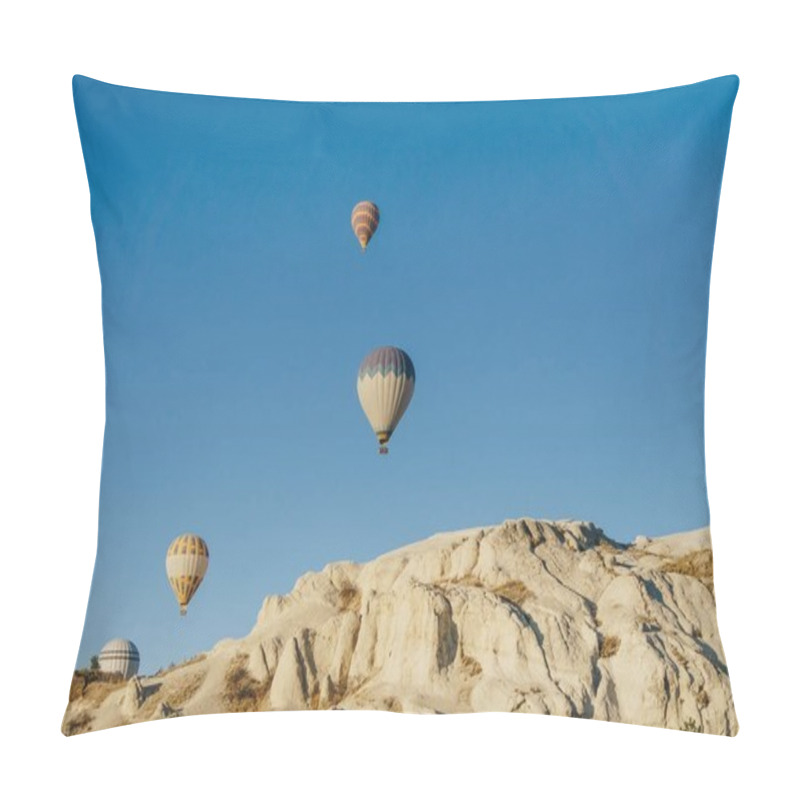 Personality  Hot Air Balloons Festival In Goreme National Park, Fairy Chimneys, Cappadocia, Turkey Pillow Covers