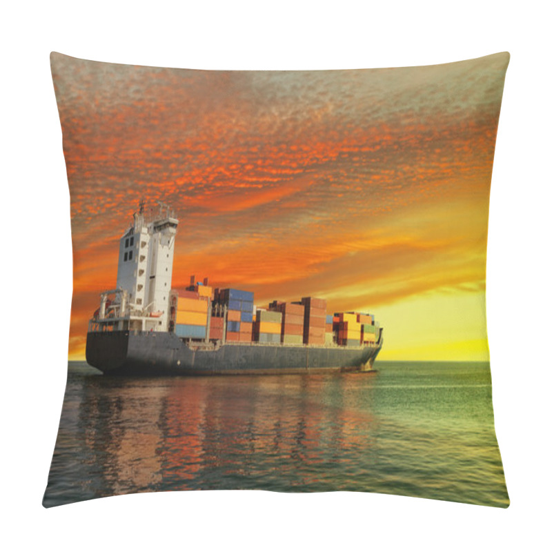 Personality  Container Ship Pillow Covers