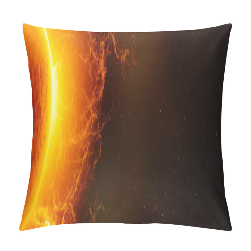 Personality  Solar Storm Huge Explosions In Sun. Pillow Covers