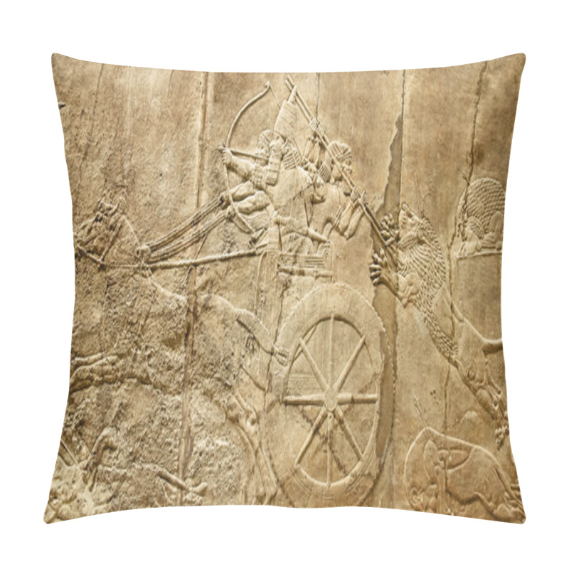 Personality  Sumerian Stone With Cuneiform Scripting Pillow Covers