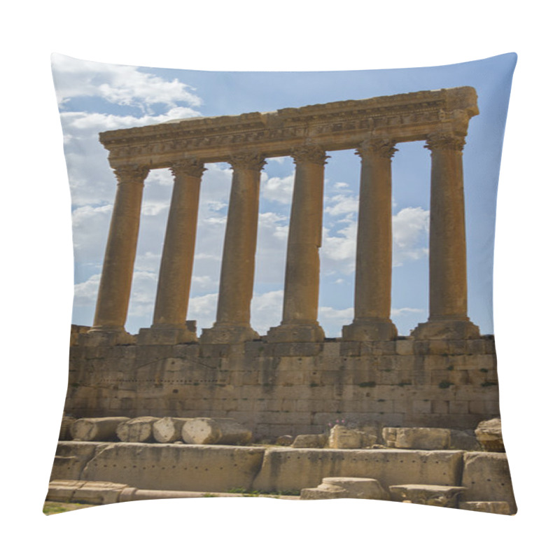 Personality  Baalbek, Built Structure, Cultures, Quarry, Nature, Lebanese Culture, Outdoors, Travel Destinations, Architecture, Famous Place, National Landmark, Old, Lebanon - Country, Rock - Object, Architectural Column, Travel Locations, Gate, Old Ruin, Monumen Pillow Covers