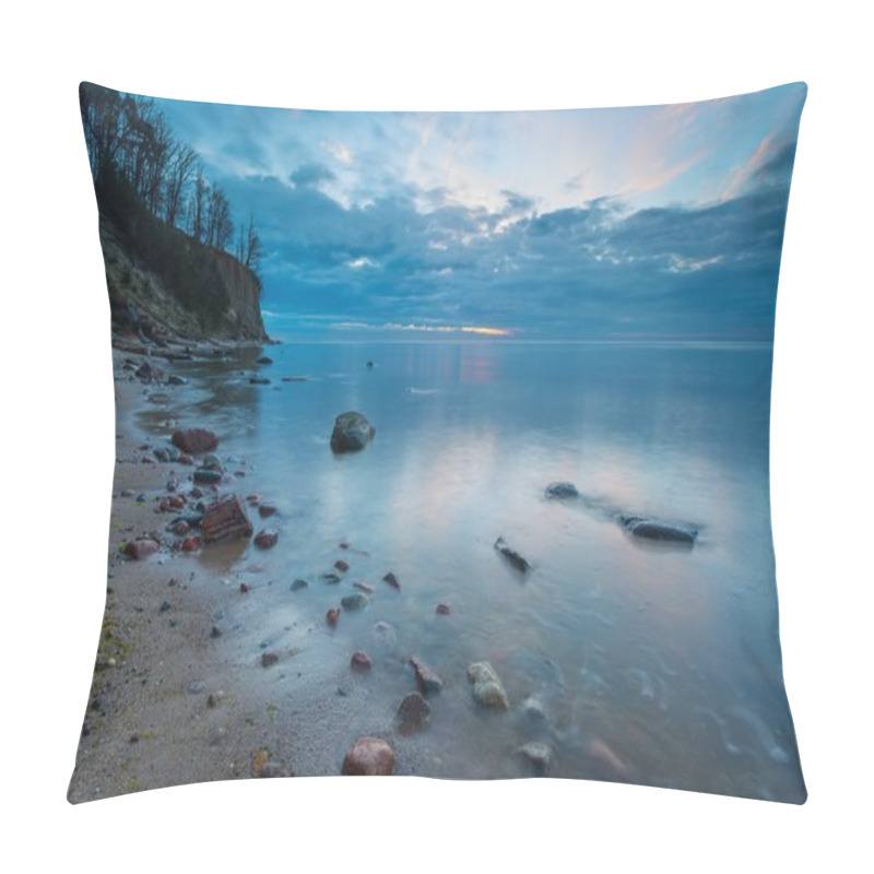 Personality  Beautiful Rocky Sea Shore Pillow Covers