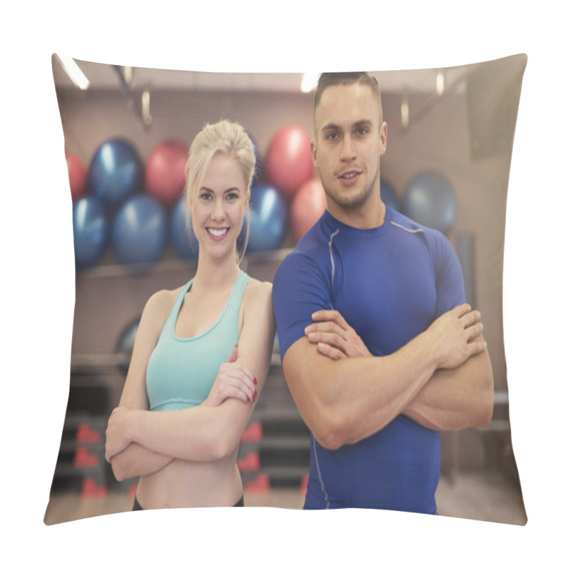 Personality  Heterosexual Partners In Gym Pillow Covers