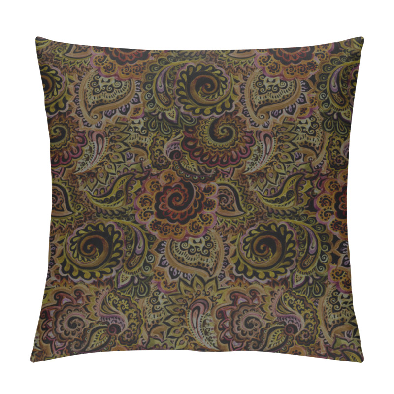 Personality  Muted Seamless Pattern Of Tapestry Design Pillow Covers