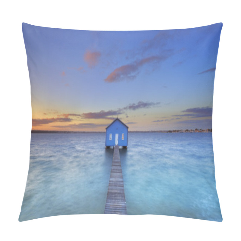 Personality  Sunrise At Matilda Bay Boathouse In Perth, Australia Pillow Covers