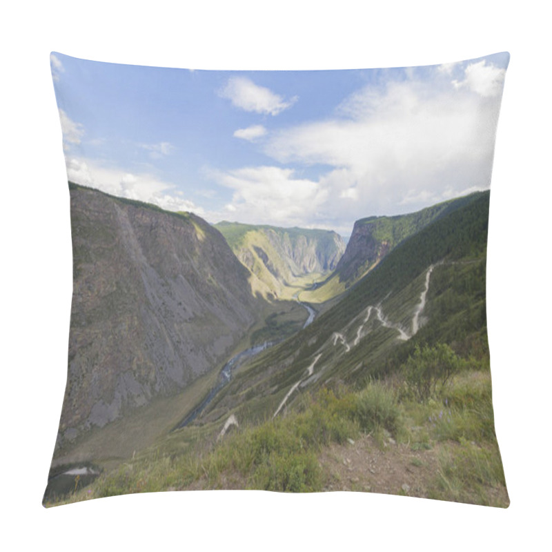 Personality  Valley Of The River, Top View Pillow Covers