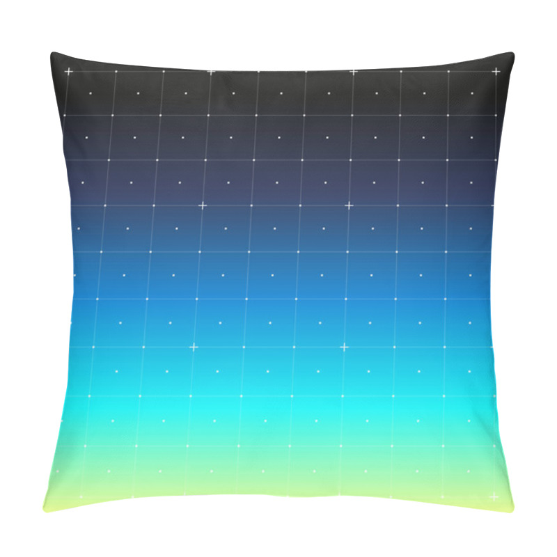 Personality  HUD Interface With Grid. Blurred Background Gradient. Abstract Background. Vector Illustration Of Soft Colored Abstract Background Pillow Covers