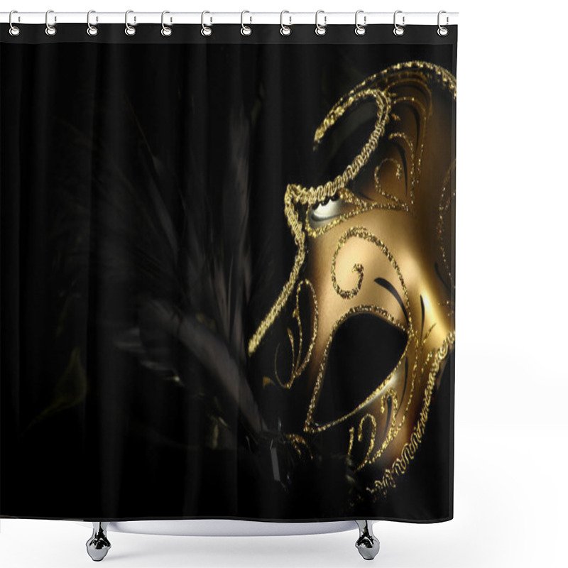 Personality  Ornate Carnival Mask Shower Curtains