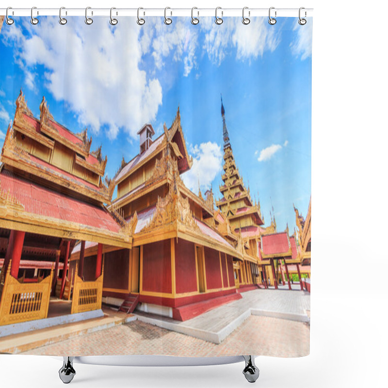 Personality  Mandalay Palace At Mandalay Shower Curtains