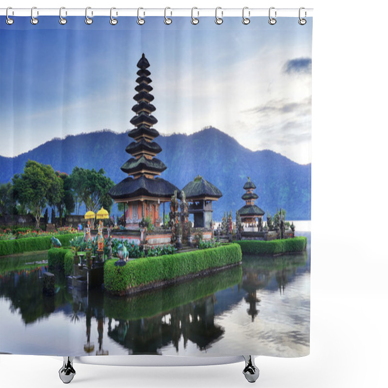 Personality  Pura Ulun Danu Bratan Shower Curtains