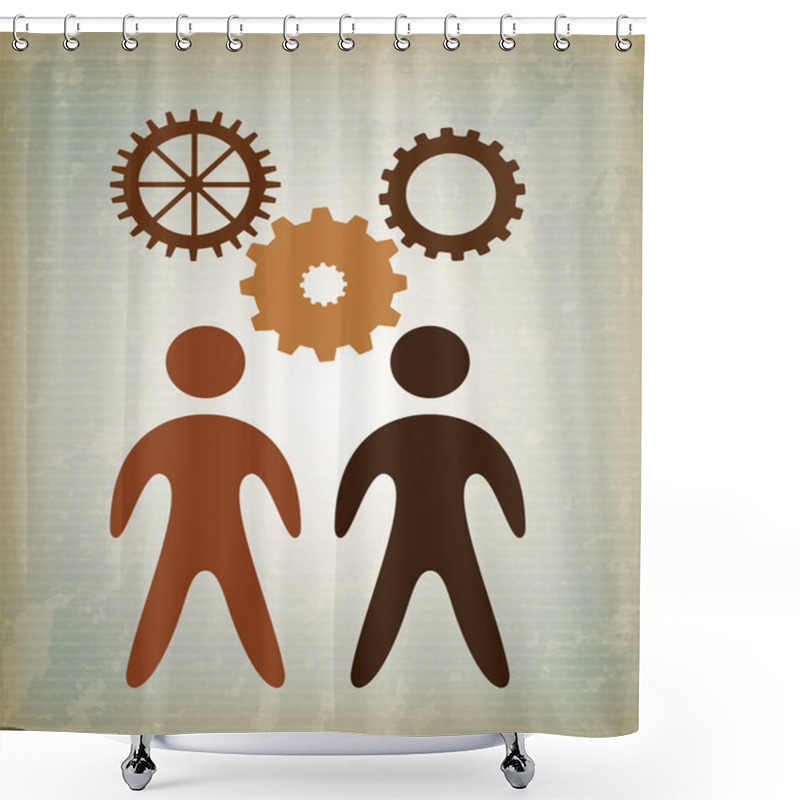 Personality  Business Planner Shower Curtains