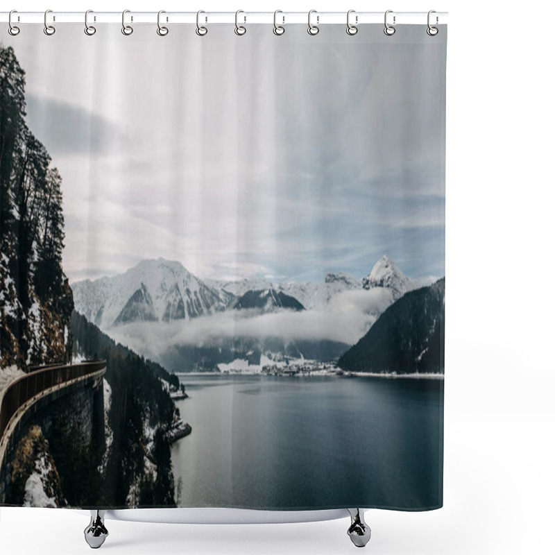 Personality  Lake Shower Curtains