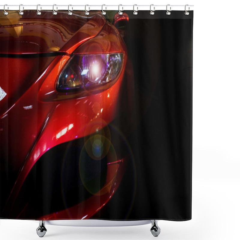 Personality  Headlight Shower Curtains