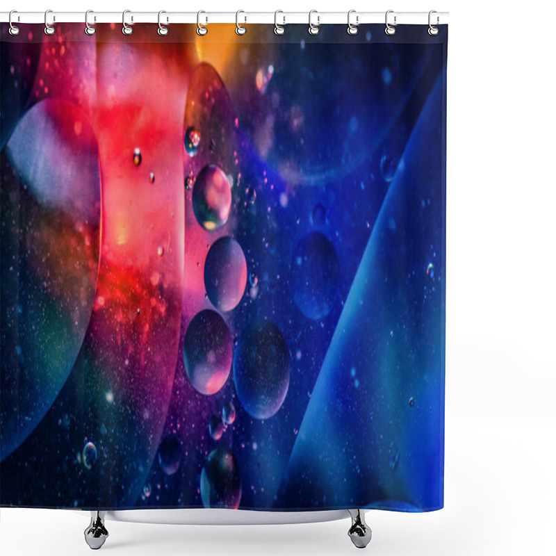 Personality  Landscape Called Macro Space Shower Curtains