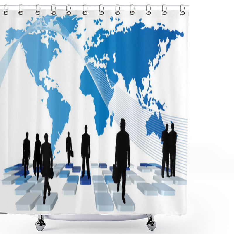 Personality  Business Metaphor Shower Curtains