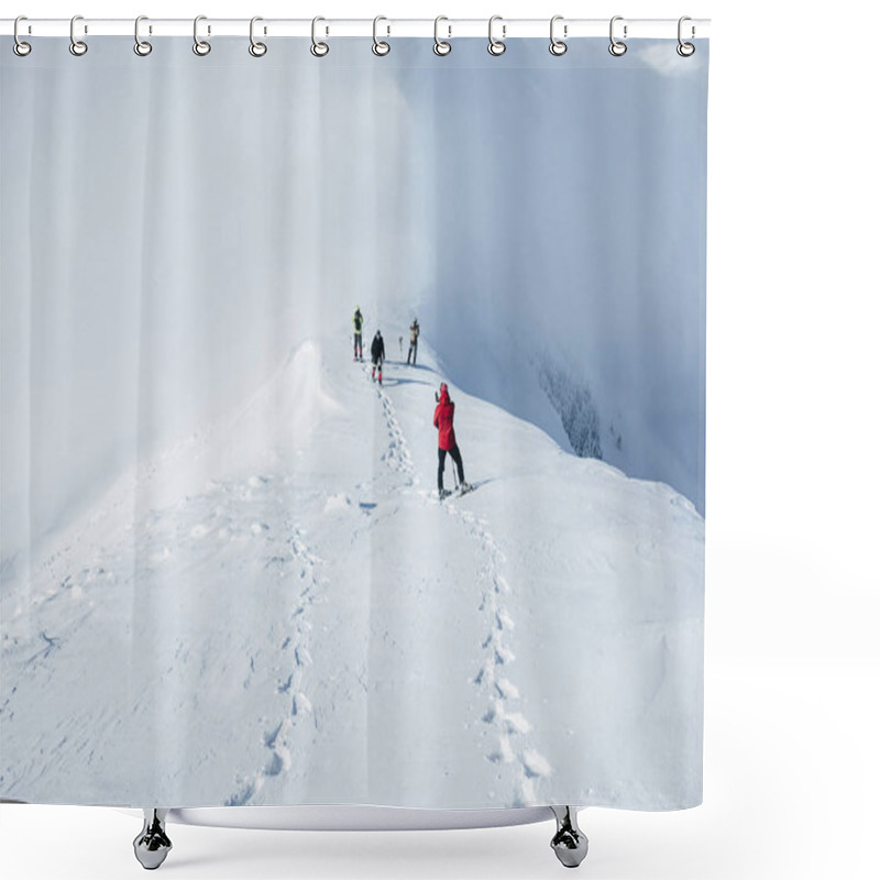 Personality  Footprints Shower Curtains