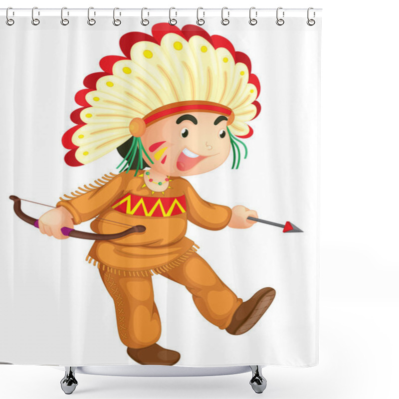 Personality  Cultural Kid Shower Curtains