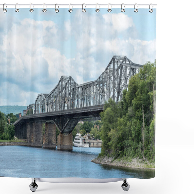 Personality  Alexandra Bridge Over The Ottawa River Shower Curtains