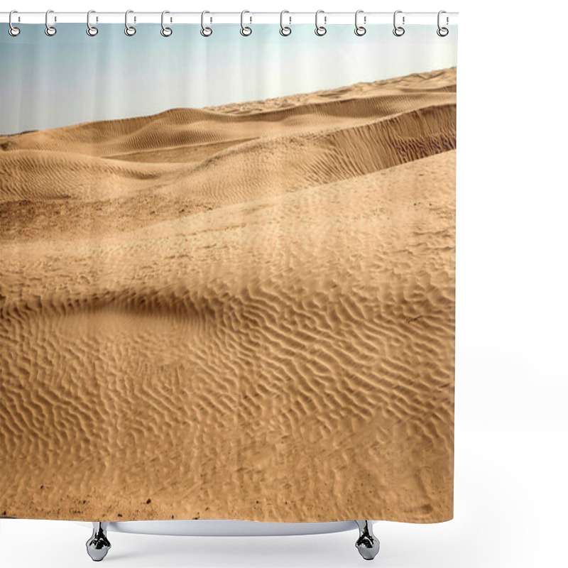 Personality  Edge Of Sahara Desert In Douz Oasis In Kebili Governorate, Tunisia Shower Curtains