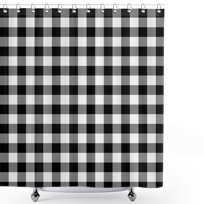 Personality  Lumberjack Plaid. Scottish Cage Background Shower Curtains