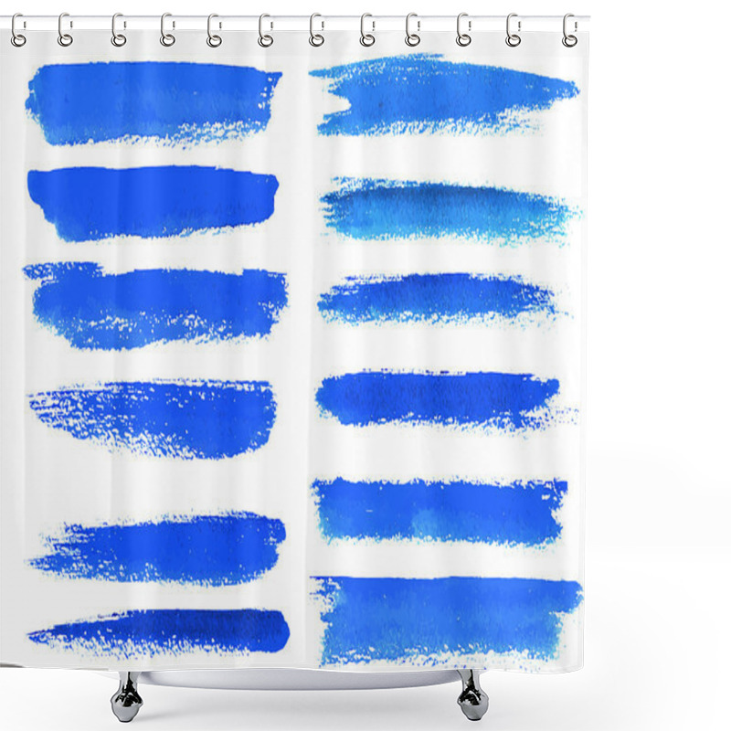 Personality  Paint Brush Strokes Shower Curtains