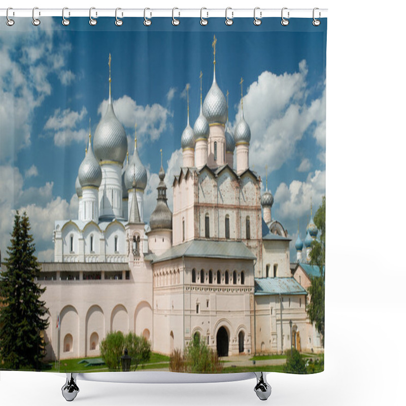 Personality  Assumption Cathedral And Church Of The Resurrection In Rostov Shower Curtains