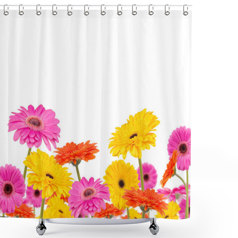 Personality  Gerber Flowers Shower Curtains