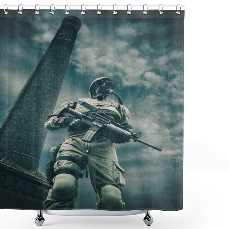 Personality  Nuclear Post Apocalypse Survivor Shower Curtains