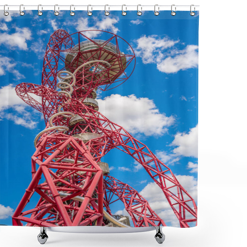 Personality  The ArcelorMittal Orbit By Anish Kapoor And Cecil Balmond In The Olympic Park, London UK Shower Curtains