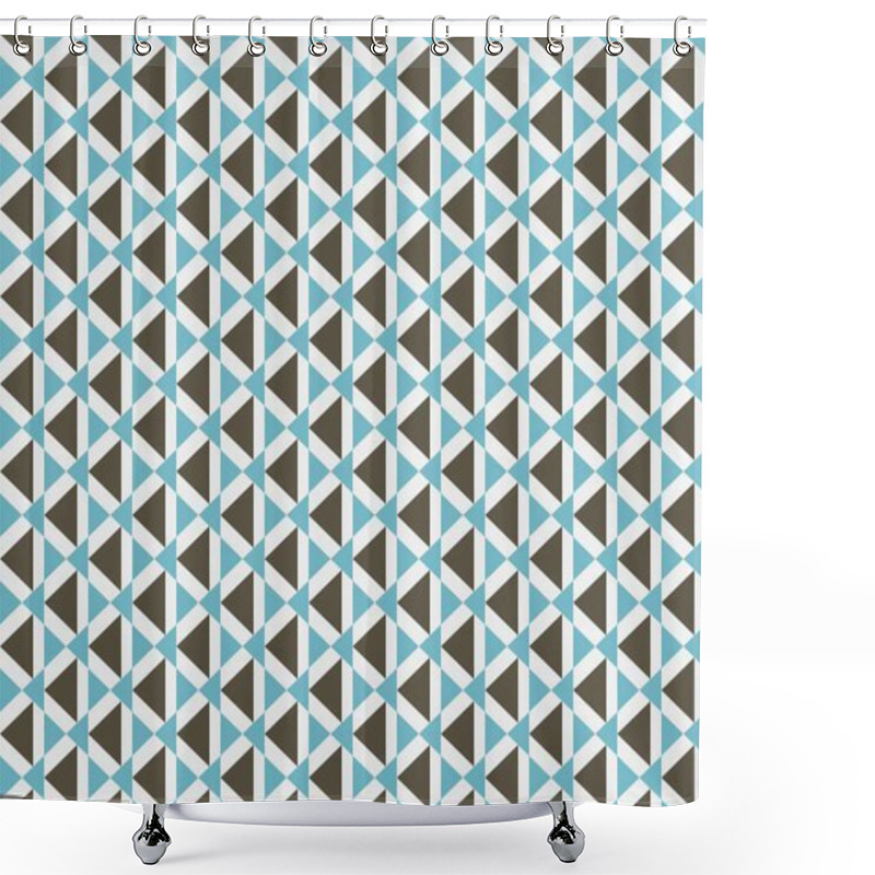 Personality  Abstract Creative Background With Repeated Shapes Shower Curtains