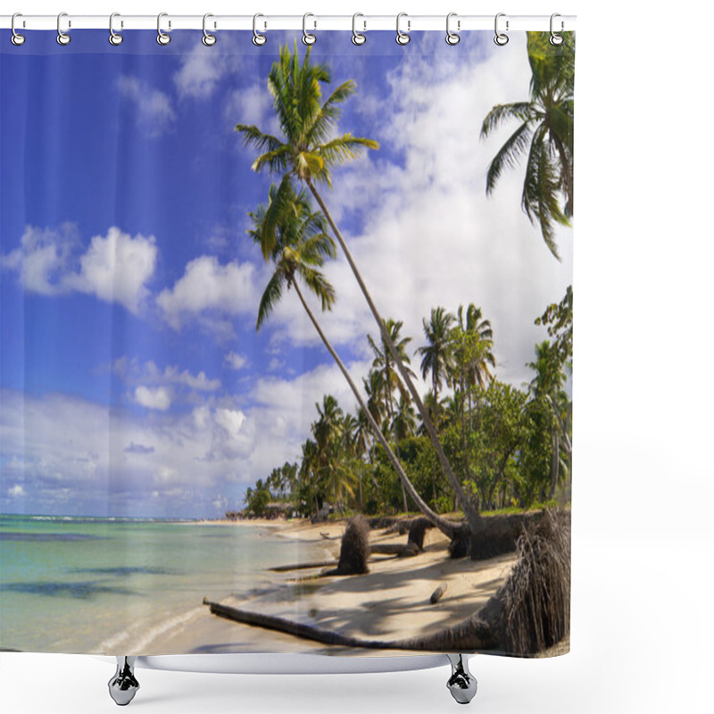 Personality  Wild Caribbean Beach. Samana. Shower Curtains