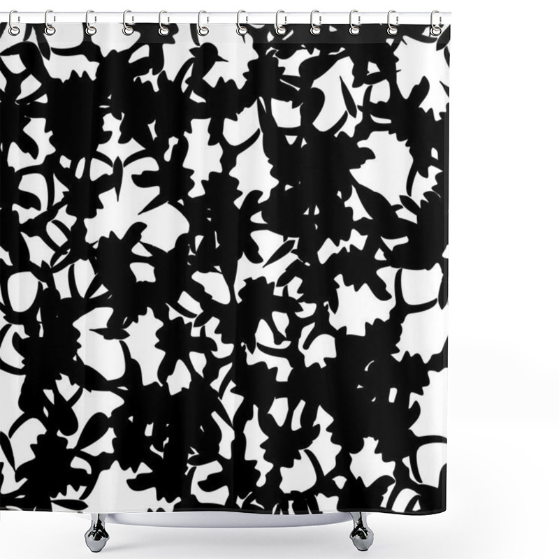 Personality  Vector Art Abstract Background Shower Curtains