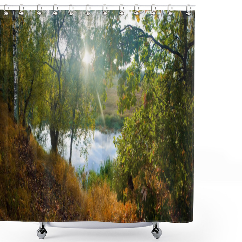 Personality  Summer Panorama Shower Curtains