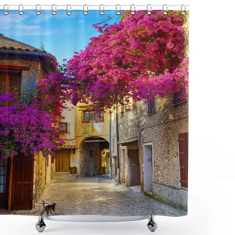 Personality  Art Beautiful Old Town Of Provence Shower Curtains