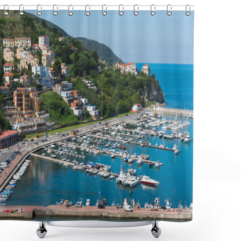 Personality  Port Of Agropoli Shower Curtains