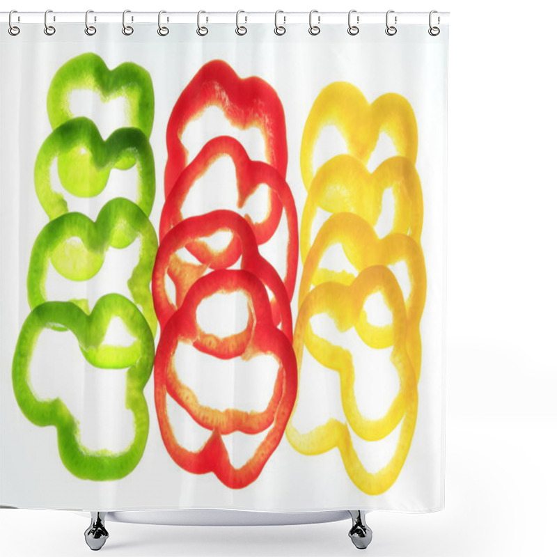 Personality  Pepper Slices Shower Curtains