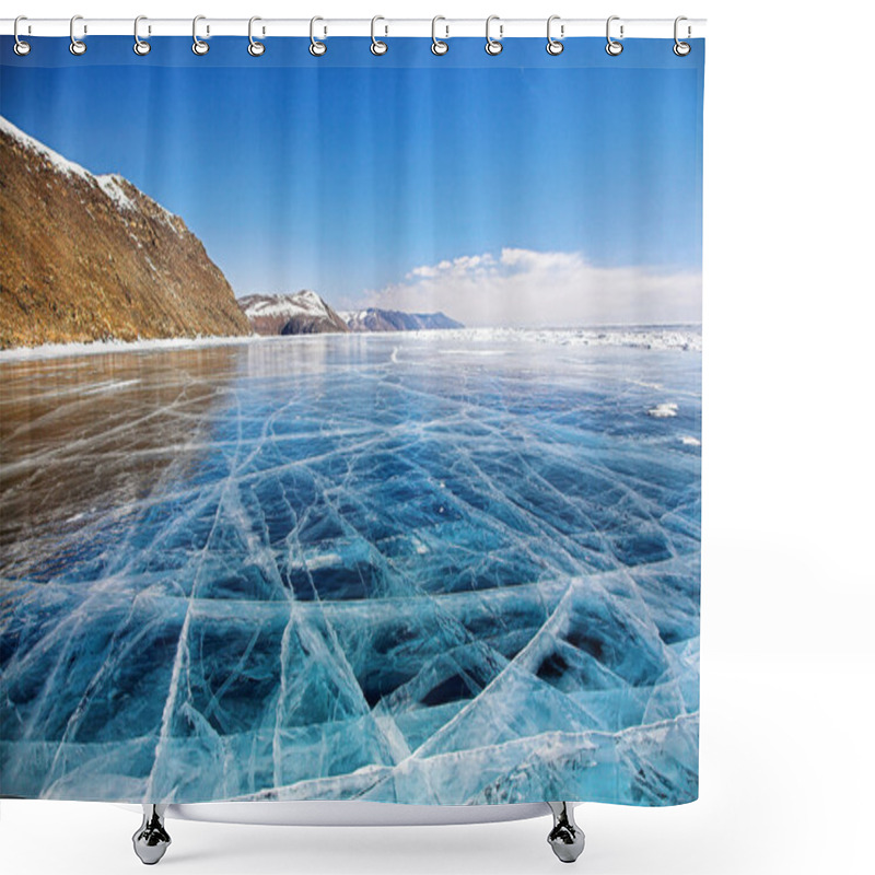 Personality  Winter Baikal Shower Curtains