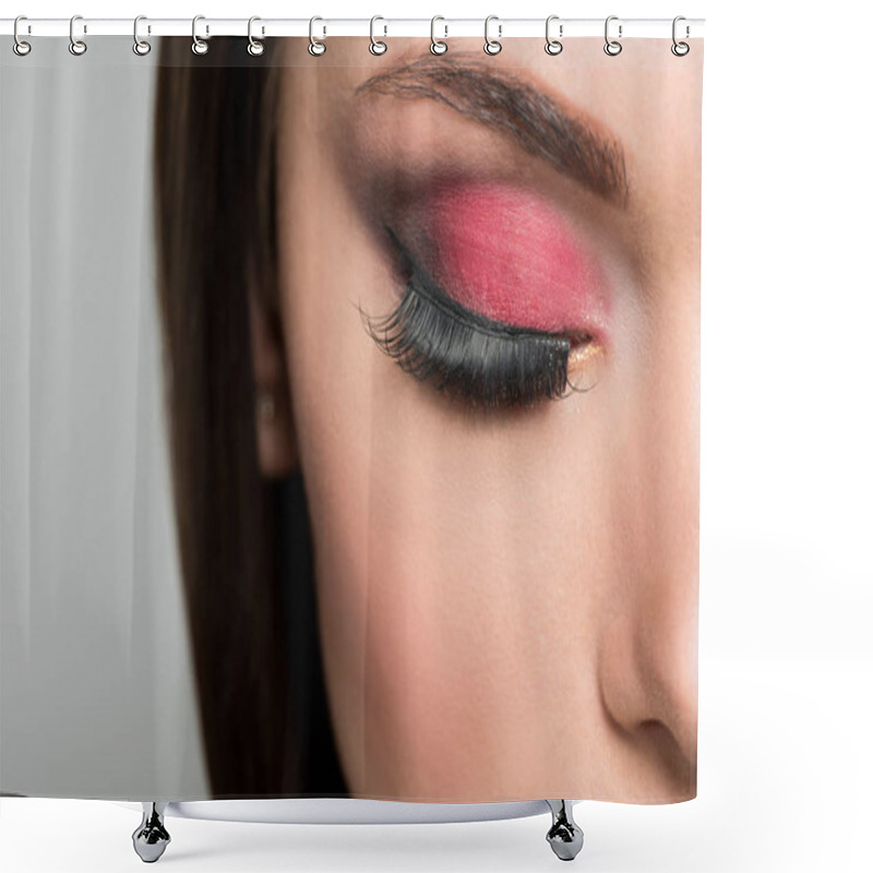 Personality  False Eyelashes Shower Curtains