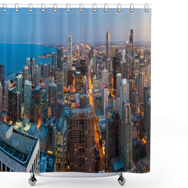 Personality  City Of Chicago. Shower Curtains