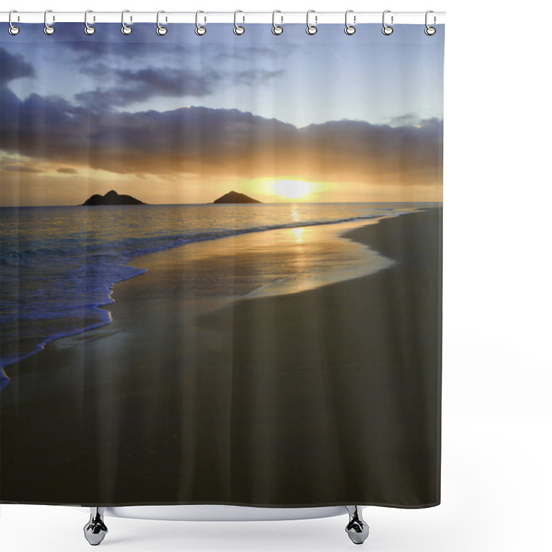 Personality  Sunrise At Lanikai Beach Shower Curtains