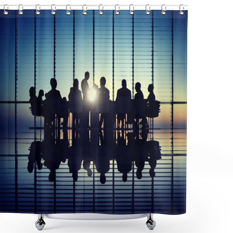 Personality  Management Team Shower Curtains