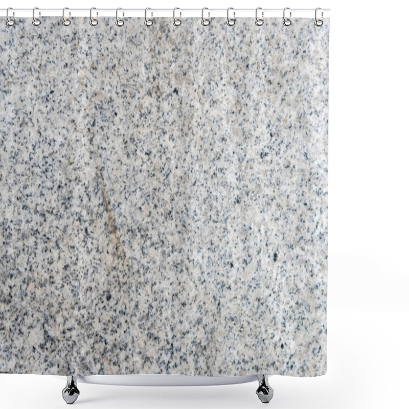 Personality  Detailed Texture Of Light Granite Wall Shower Curtains